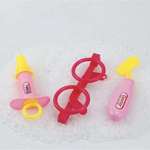 Miniatura 7 de Kit de doctores para niños juego médico disfraz de enfermera juego de rol regalo para niñas de 3 4 5 6 años rosa