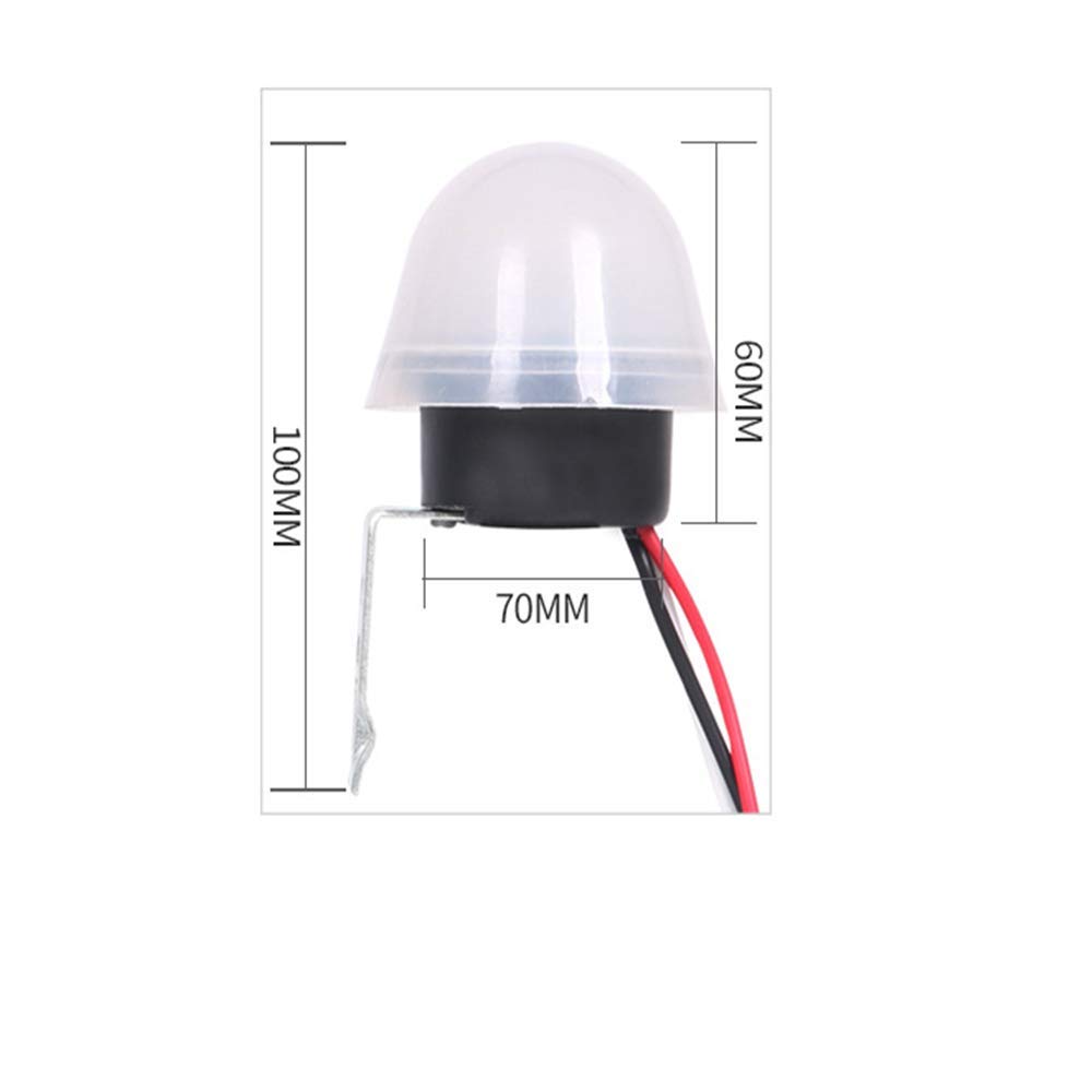 Greluma 2 St AC/DC 12V 10A Automatisch Auto Aan Uit Fotocel Lichtschakelaar Fotoschakelaar Lichtsensor Schakelaar