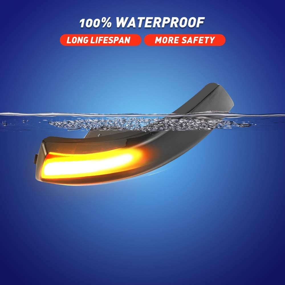 Intermitentes LED Dinámicos Para Ford Focus MK3/MK2 Y Mondeo MK4 – Luces Secuenciales Con Destornillador Y Palanca Incluidos