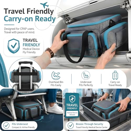 CPAP Travel Bag with Wipes Pocket