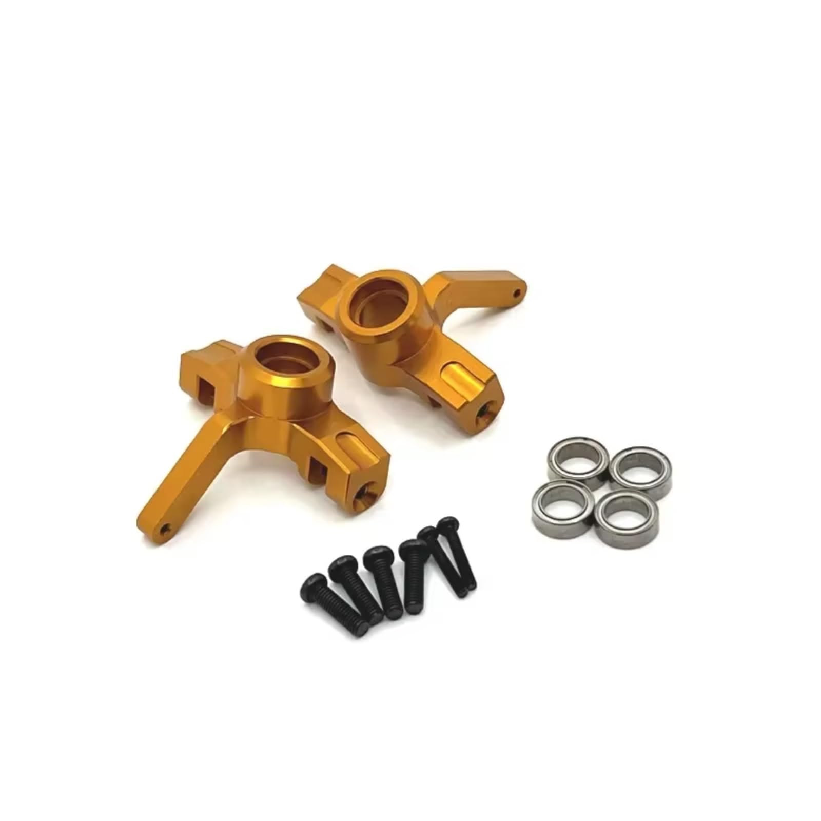 RC Coche Accesorio para Hospeed 14321 para JJRC C8802 YDJ-D879 1/14 Copa Dirección Delantera Metal RC Accesorios Coche Camión para Buggy Repuesto Actualización(Yellow)