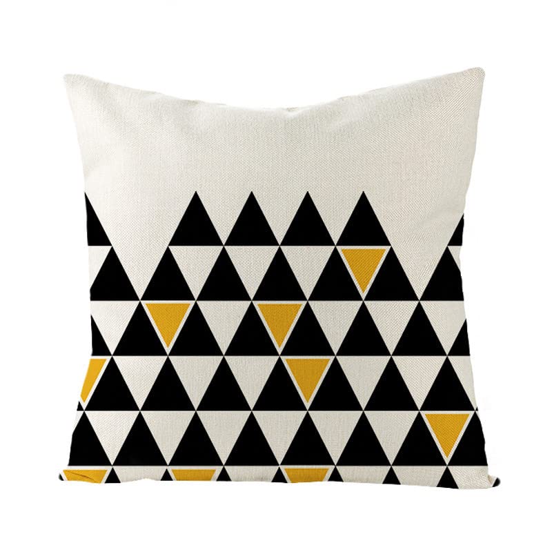 Federa Per Cuscino Decorativa Nordica Con Nappe – Ricamo Geometrico – 45x45 Cm – Per Divano, Letto E Soggiorno