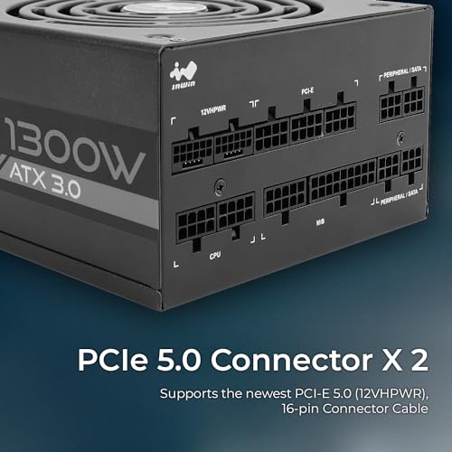 Fuente de poder InWin P130II ATX 1300W 80 Plus Platinum miniatura 2