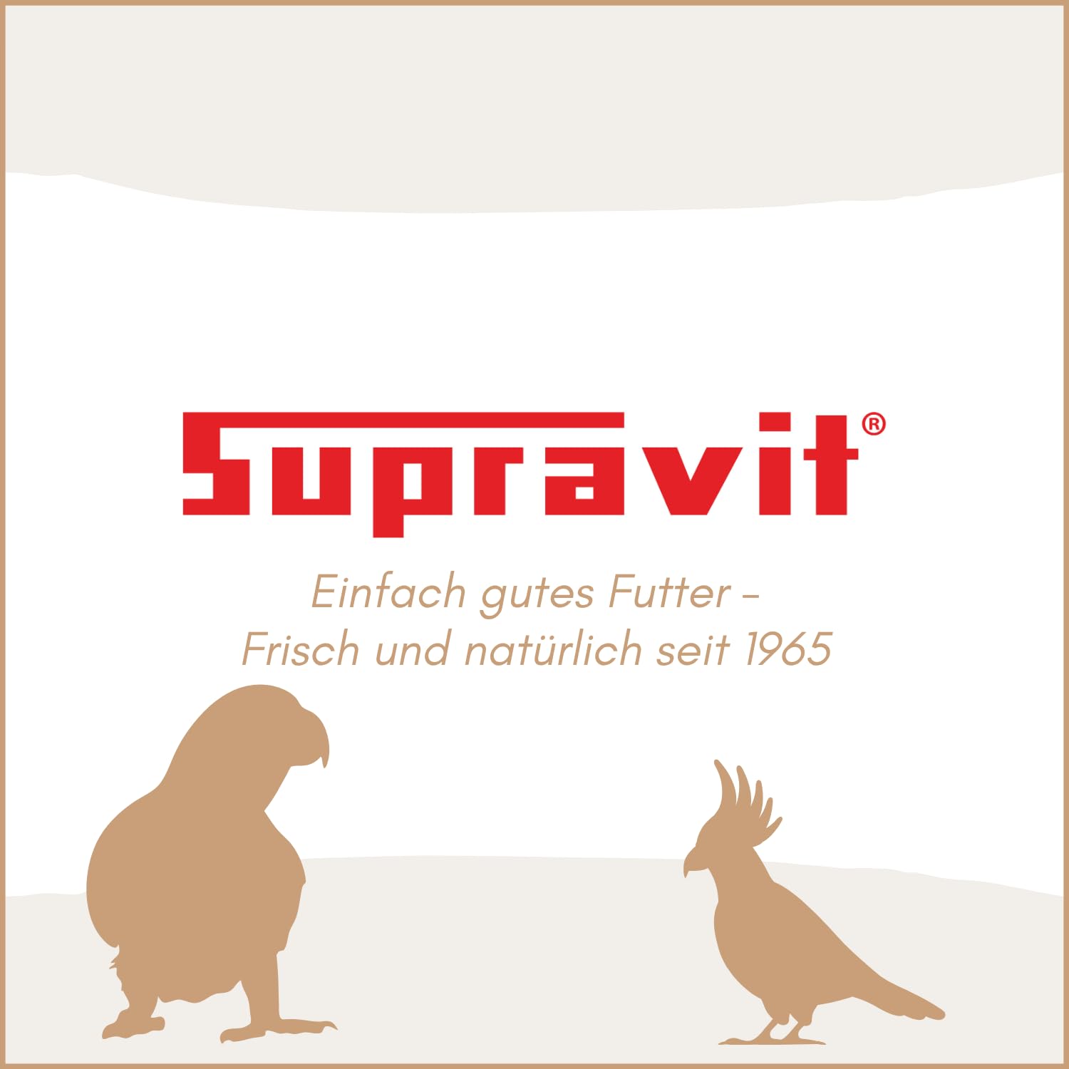 Supravit Kanarienfutter Basis - 25kg Sack schmackhaftes Kanarienvogel Futter - Hauptfutter für Kanarienvögel enthält einen hohen Anteil an Kanariensaat und wertvolle Rübsen