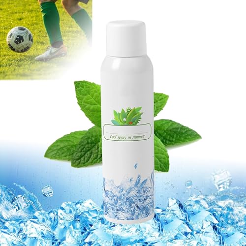 Spray mágico de fútbol, spray frío 2024 para lesiones deportivas, spray mágico portátil de verano para fútbol, spray de fútbol para el dolor, spray de enfriamiento instantáneo, enfría rápidamente y