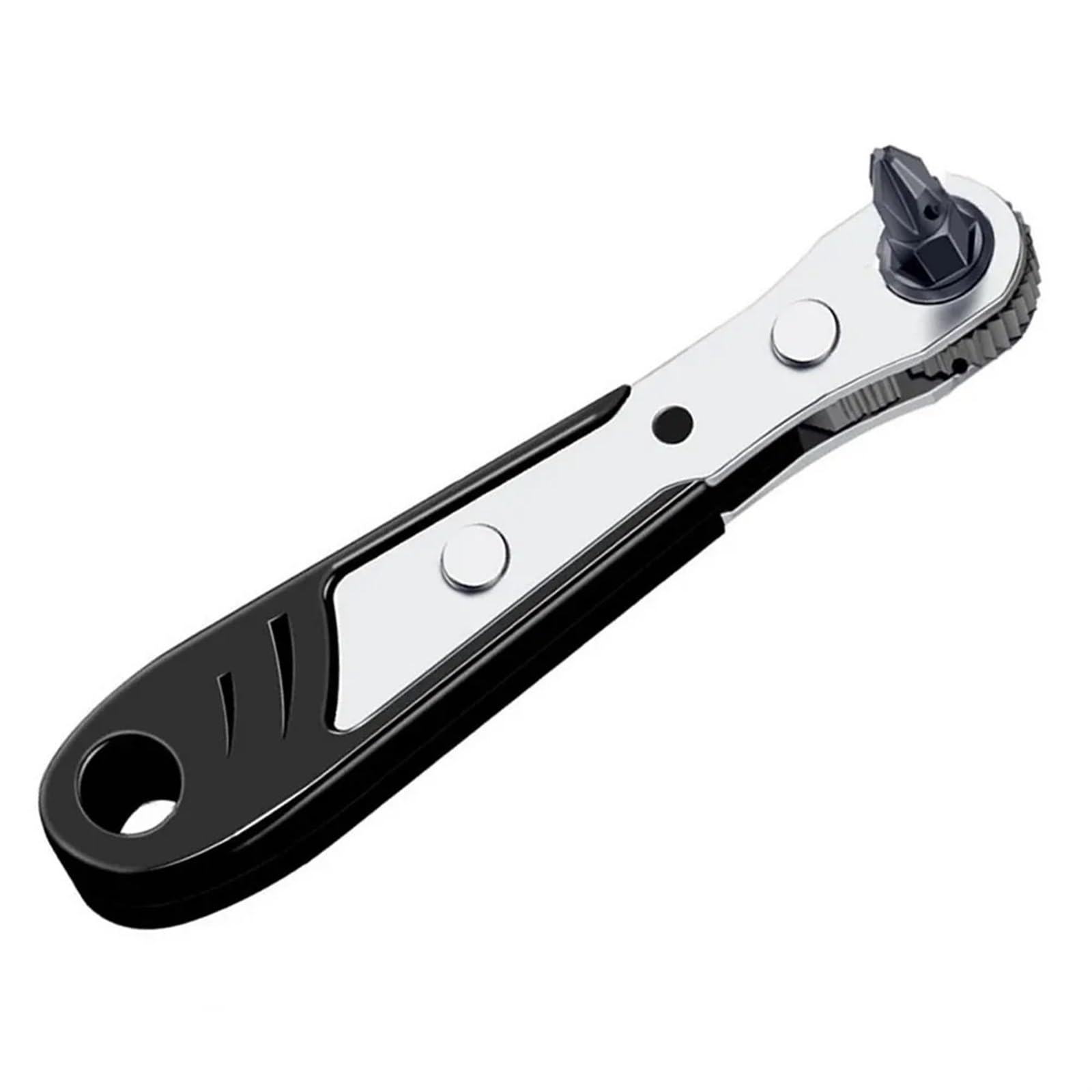 Ualxpao One Color Offset Wrench Screwdriver Ratchet Wrench 90 Degree Offset Handle For Home Appliance Automobile Machine Tool Maintenance Hand Tools For Tight Spaces For Automotive Repair