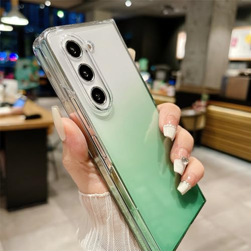 Coque transparente Z Fold 4 fine anti-rayure avec dégradé