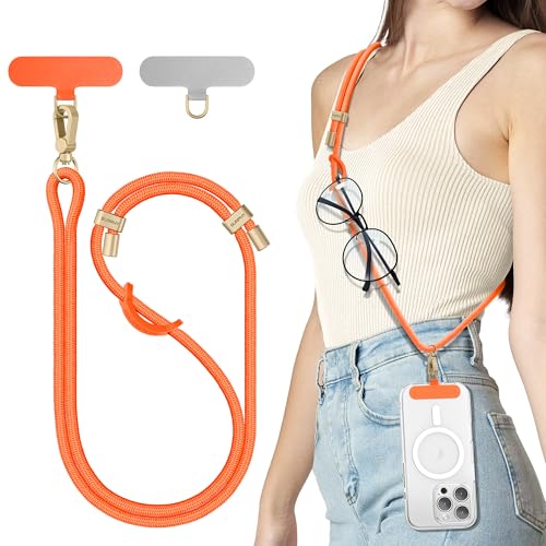 Image of SURPHY Phone Lanyard Crossbody, Phone Strap Crossbody with 2 Tether Tabs