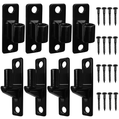 Fanmoss 4 Pack 304 Stainless Steel Heavy Duty Gate Hinges - 600lbs Load Capacity, Weather Resistant Wall Mount for Farm Gate & Fence Gate, Include Screws & Bolts