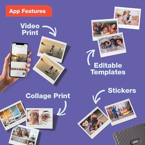 Fujifilm Instax Link Wide Printer - Ash White