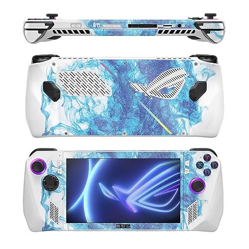 Image of MightySkins Glossy Glitter Skin Compatible with Asus ROG Ally - Vibrant Smoke | Protective, Durable High-Gloss Glitter Finish | Easy to Apply