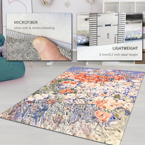 Tapis facile à nettoyer et résistant aux taches 140x200cm - 6