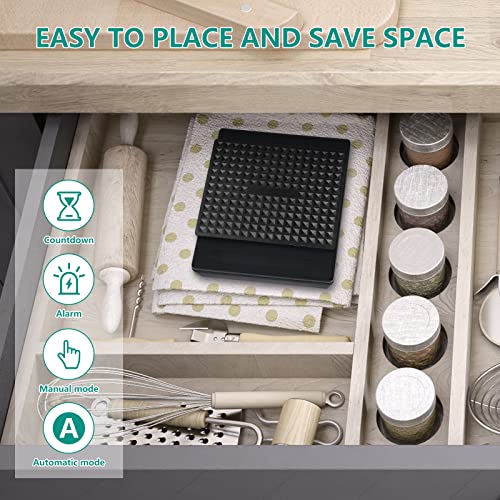 Vech Kitchen Digital Coffee Scale With Timer 3Kg/0.3G Precision Espresso Weight Scales G/Oz/Ml Pour Over Coffee Scale With Heat Resistant Pad And Batteries Included(Black) #TOP5