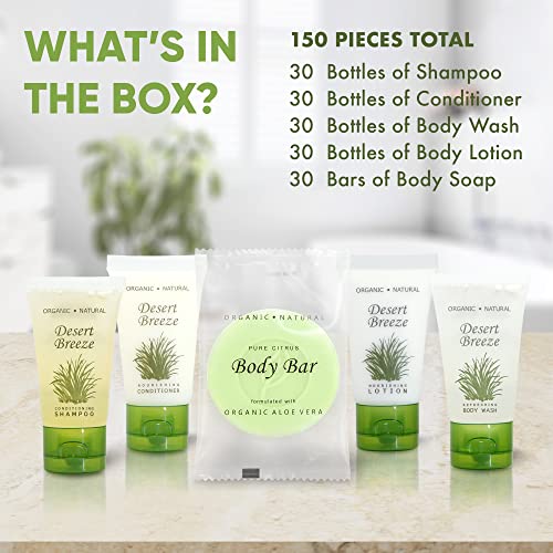 Desert Breeze | 1-Shoppe All-In-Kit | 1oz Hotel Size Amenities Set | Hotel / AirBnB / VRBO / Vacation Rental Soap Set | (150 pcs) - Image 4