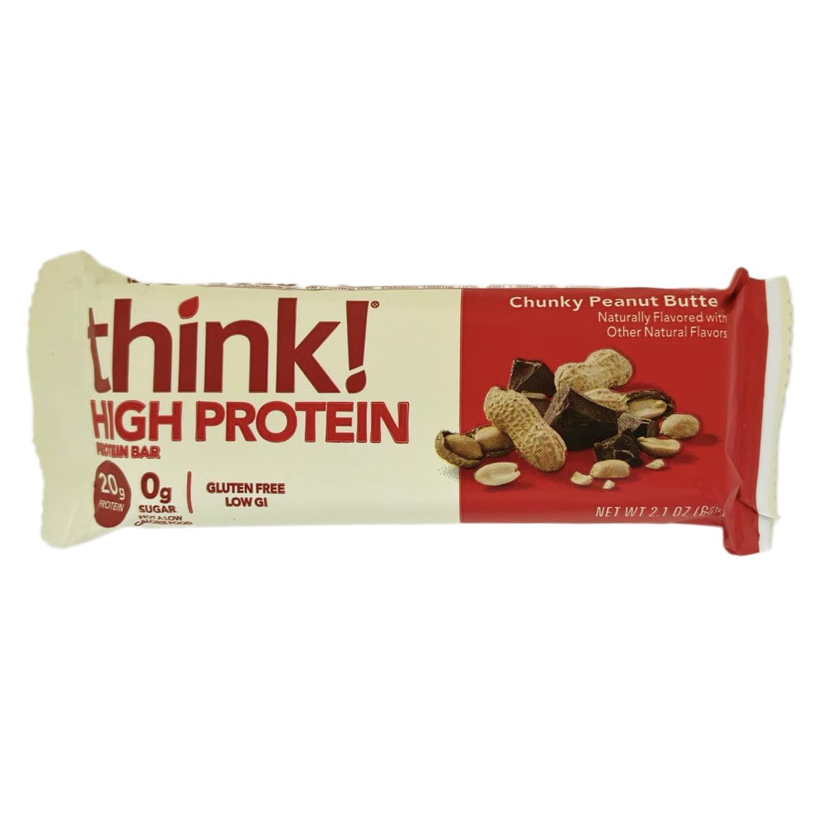 Amazon | think! チャンキーピーナッツバター味 10本パック ハイ 