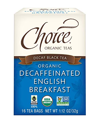 Choice Organic Teas - Decaffeinated English Breakfast Tea - Organic Decaffeinated Black Tea