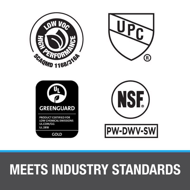 Oatey Rain-R-Shine Blue Cement For PVC 4 oz