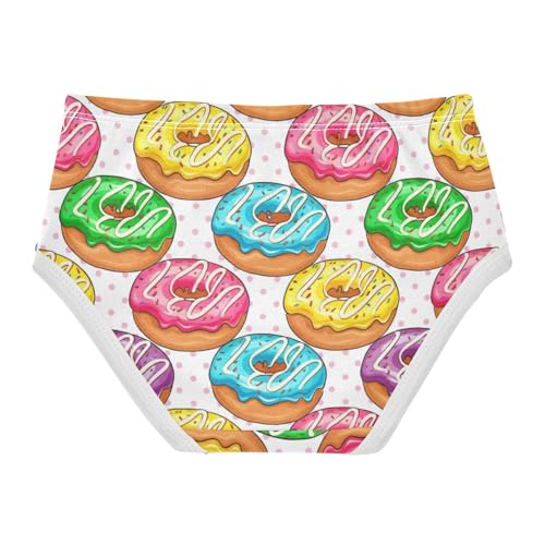 Joisal Toddlers Underwear Floral 2t Cotton Cute Panties Girl Flower Underpants Briefs Cartoon Colorful Dounts2