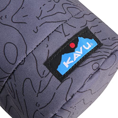 KAVU Peak Seeker Chalk Bag for Rock Climbing, Gymnastics, and Weightlifting-Stone Topo