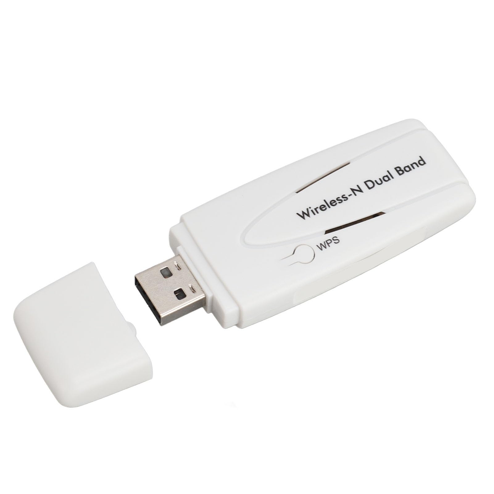 Adaptador Inalámbrico de Doble Banda, Adaptador LAN Inalámbrico de 300Mbps para Chipset Ralink RT3572 Adaptador WiFi USB 2,4G 5,8G de Doble Frecuencia
