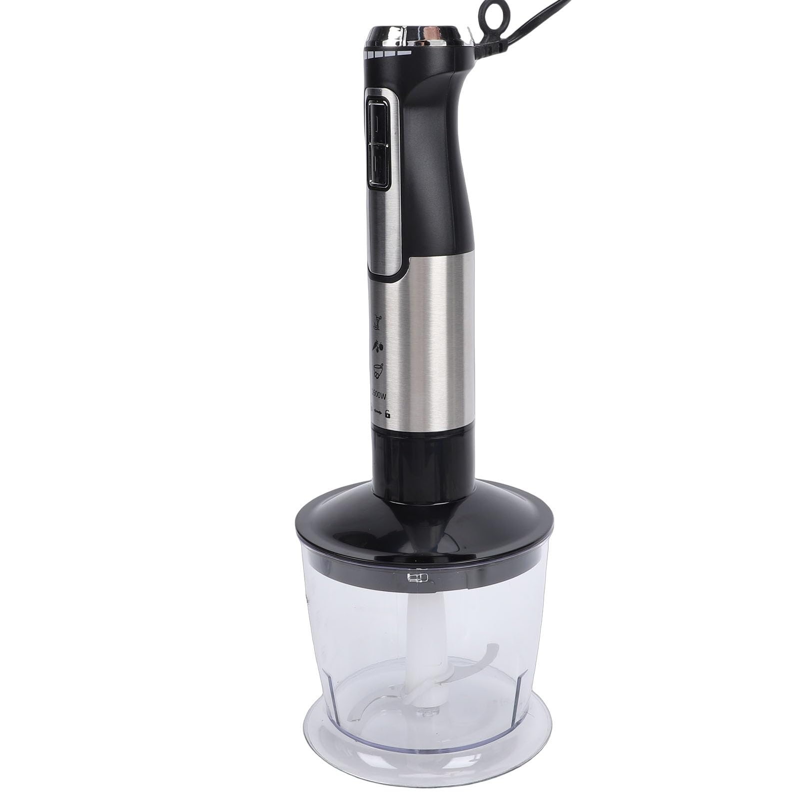 Generic Blender Ręczny Wielofunkcyjny, Lekki Blender Ręczny do Kuchni, Mikser ze Stali Nierdzewnej do żywności dla Dzieci i Soków (wtyczka UE 220-240v)