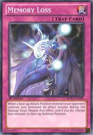 YU-GI-OH! - Pérdida de memoria (BPW2-EN096) - Battle Pack 2: War of The Giants - Ronda 2 - 1ª edición - Común