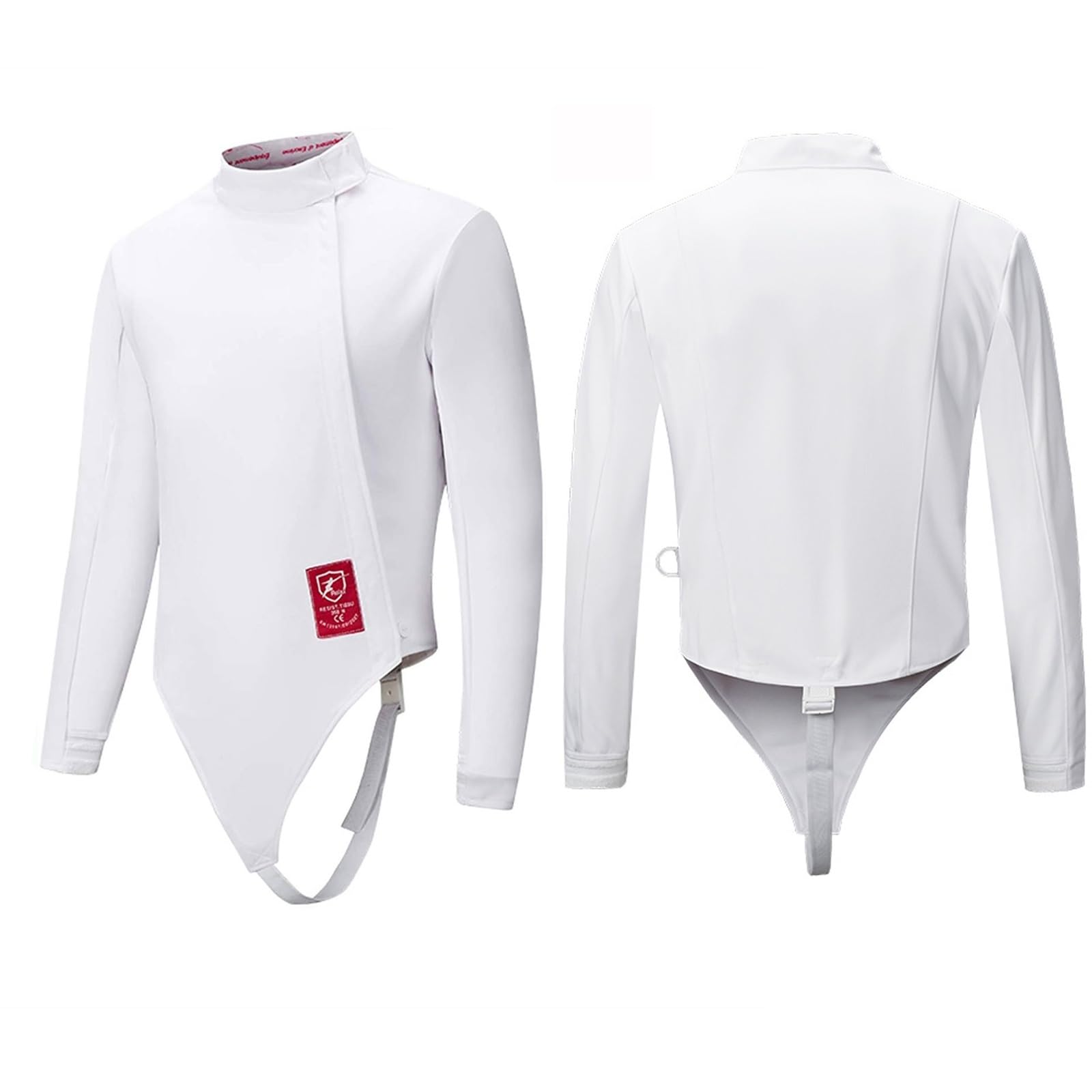 Chaqueta de Esgrima Traje de Espada de Esgrima 350N Tela Resistente a Las Puñalada Traje Protector