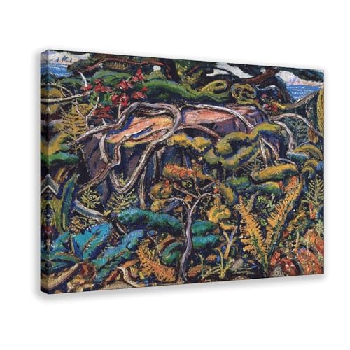Toile jungle canadienne Arthur Lismer pour décorer un petit espace de travail mural