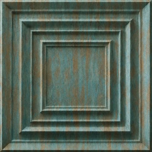 Image of Kayra Decor 3D PVC Wall Panels for Bedroom & Living Room | Accent Design | Rustic Wood Color | 19.7 x 19.7 Inch | Pack of 12 | 32.28 Sq Ft