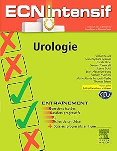 Couverture du livre de Urologie: Dossiers progressifs et questions isolées corrigés