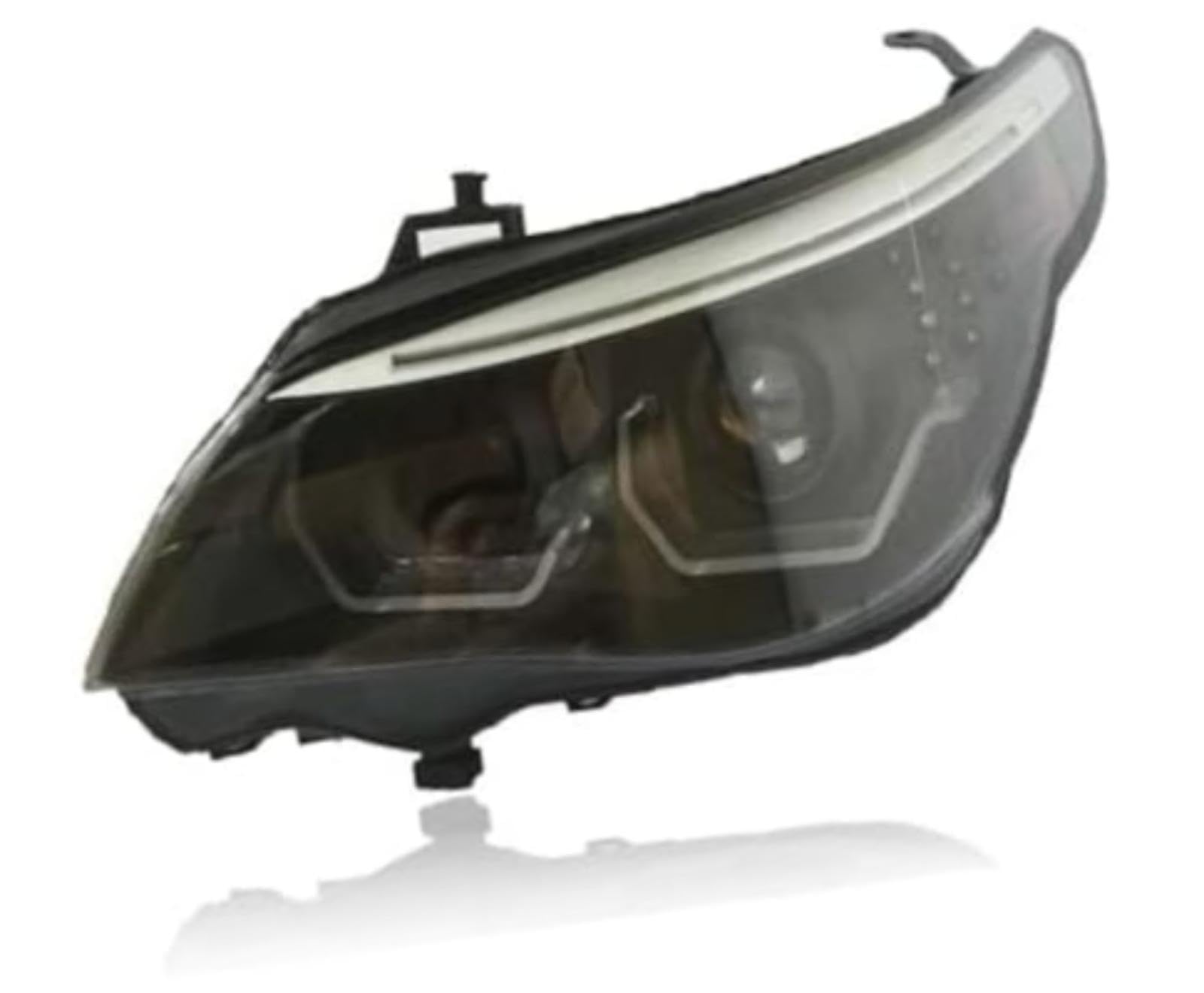 Dla BMW E60 520I 525I 530I 2003-2010 reflektor tylne światło typu U Drl przednie lampy reflektory montażowe reflektor włączony kierunkowskaz Lampka kontrolna (60 (60 08 10 With AFS)