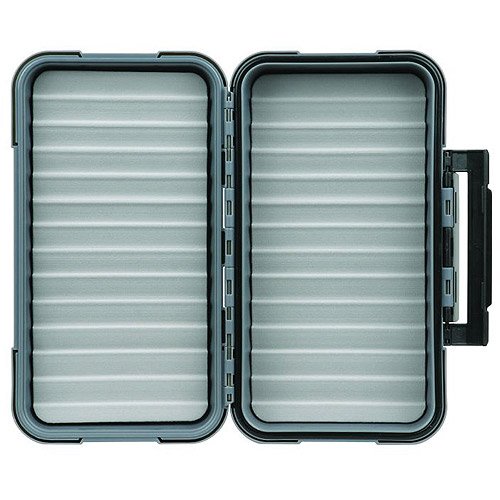 Flambeau Outdoors Tackle Ripple Blue Ribbon Fly Box, Grey (8x4.5x1.60-Inch)