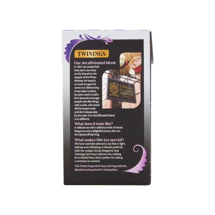 Twinings | Earl Grey - Decaffeinated | 4 x 50 Bags