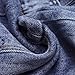 KIDSCOOL SPACE 6-Pocket Girls Wide-Leg Denim Pants, 5-14T Ribbed Waist with D-Ring Loops & String Cargo Jeans,Light Blue,6-7 Years