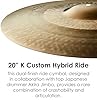 Zildjian K Custom Series - 20 Inch Hybrid Ride Cymbal #2