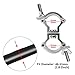 GBGS 4-Pack 2 Inch Swivel Truss Clamps, Heavy-Duty Double Pipe Couplers for O.D. 1.88–2 in (48–51 mm), 6061 Aluminum, Max Load 220 lb, Full-Wrap DJ Stage Lighting