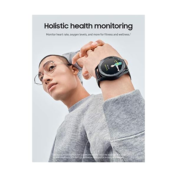 SAMSUNG Galaxy Watch 3 (45mm, GPS, Bluetooth) Smart Watch with Advanced Health Monitoring, Fitness Tracking, and Long lasting Battery - Mystic Black (US Version)