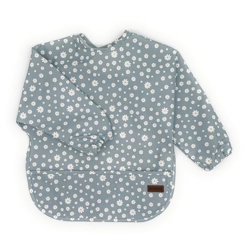 Long sleeve Bib for Girl Boy Baby Toddler 6-24 M Essential Must Have for Eating Feeding Baby Led Weaning Mess Free