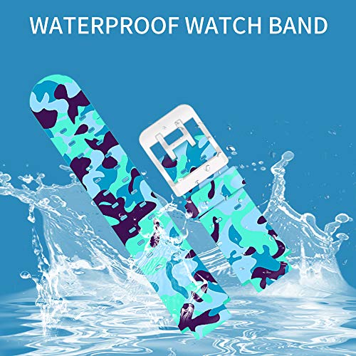 Coholl kinderhorloge vervangende banden,compatibel met PTHTECHUS AGPTEK INIUPO MeritSoar Tech XPLORA siliconen… - Afbeelding 3