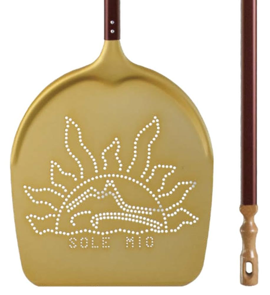 10254 Solemio Pelle à four, aluminium, or, 36 cm