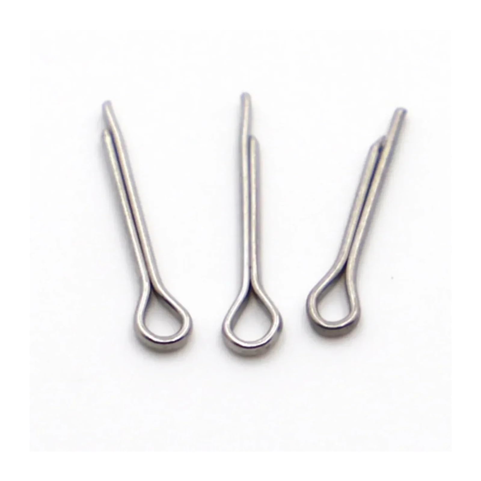 80 Uds. De pinos metálicos de acero inoxidable 304, pasadores divididos, fijaciones chaveta, enlace caja dura, pasador dividido M3-M10 Para Automoción(M10,100mm)