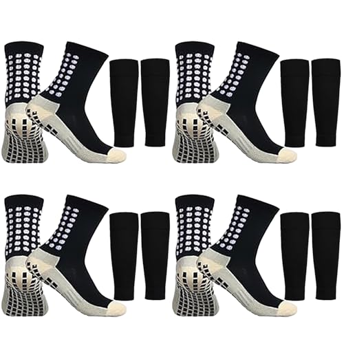 Reviews de Ropa de Rugby para Niño comprados en linea. 50 4 Pares fútbol y becerro Mangas combinación, Calcetines de Fútbol Antideslizantes con Agarre,Calcetines Deportivos para Niños y Niñas para Béisbol,Baloncesto,...