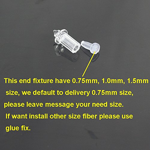100pcs Plastic End Fixture For Fiber Optic Lighting Star Ceiling/Wall Lights