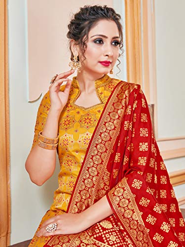 Elina fashion Indian Pakistani Women's Readymade Dress Art Silk Woven || Stitched Salwar Kameez || Silk Dupatta Punjabi Suit4