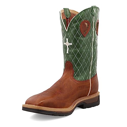 Image of Twisted X Men's 6 inch Work Oblique Toe Boot with CellSole comfort footbed