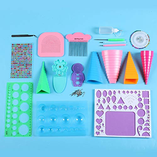 Duurzame papieren quilling-set, duidelijker doe-het-zelfaccessoire, cartoon 3-in-1 decoratie voor kaarten die decoratief… - Image 8