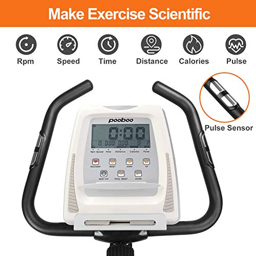 Afully Magnetic Exercise Bike, Indoor Cycling Bike, Upright Bike, Quiet Belt Drive Indoor Cycling Bike With LCD Monitor and Adjustable Resistance for Home Cardio Workout - Home Fitness Guru Afully Magnetic Exercise Bike, Indoor Cycling Bike, Upright Bike, Quiet Belt Drive Indoor Cycling Bike With LCD Monitor and Adjustable Resistance for Home Cardio Workout - Image 6