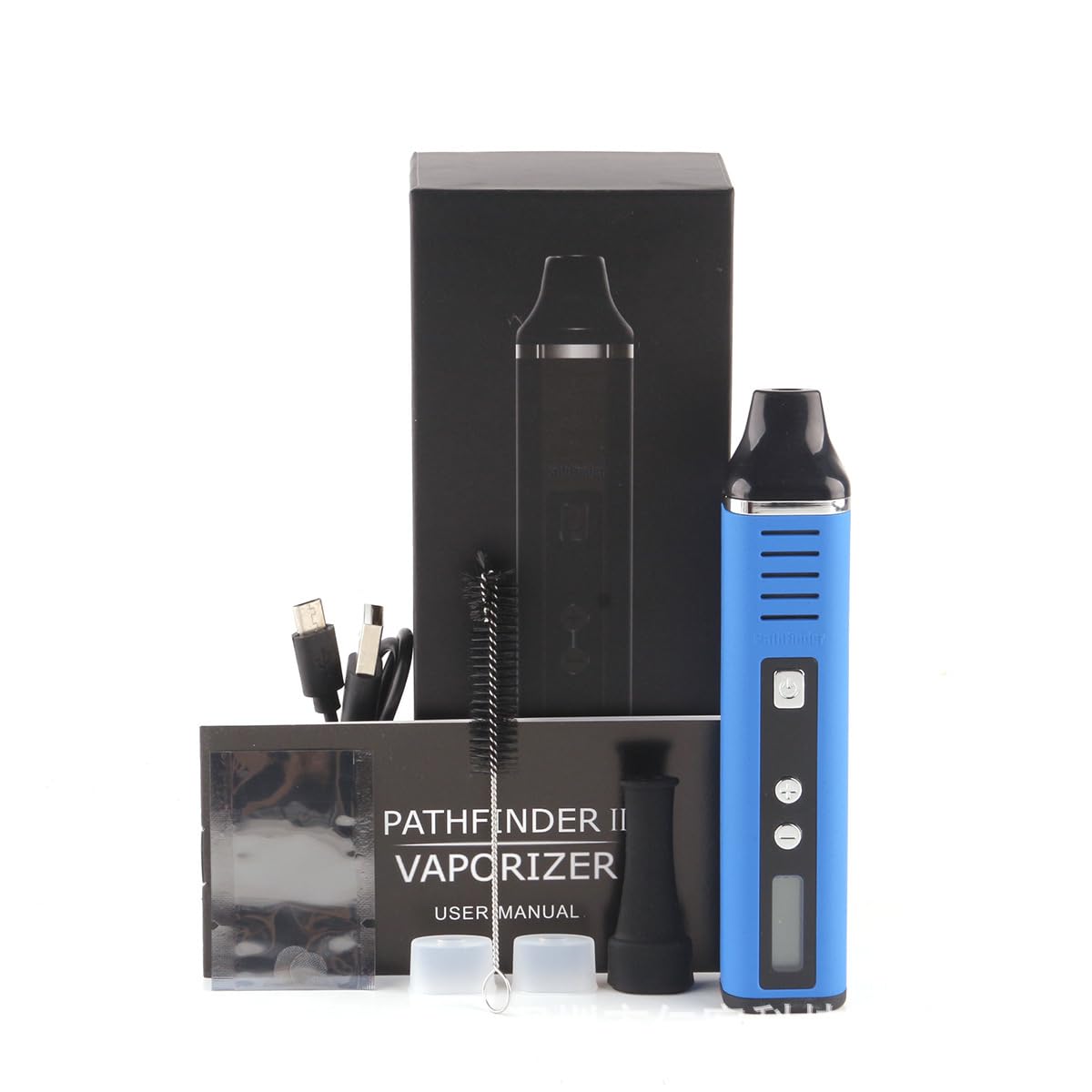 Pathfinder II TC Dry Herb Vaporizer, Electronic Cigarette 1800mAh Battery  Stainless 1g Heating Chamber Temperature Control Anix Pathfinder V2  Portable Herbal Vape Pen Kit -No Nicotine (Blue): Amazon.co.uk: Electronics  & Photo
