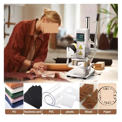 Machine bronzage cuir et presse gaufrage logo pour impression papier PVC 10x13 - 3
