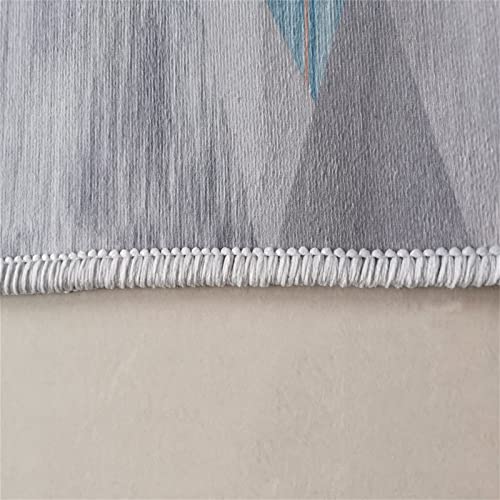 AU-OZNER vloerkleden woonkamer Geel tapijt, antibacteriële baby kruipen wasbaar anti-vermoeidheid tapijt fluweel tapijt, Geel, 140x200cm - Afbeelding 4